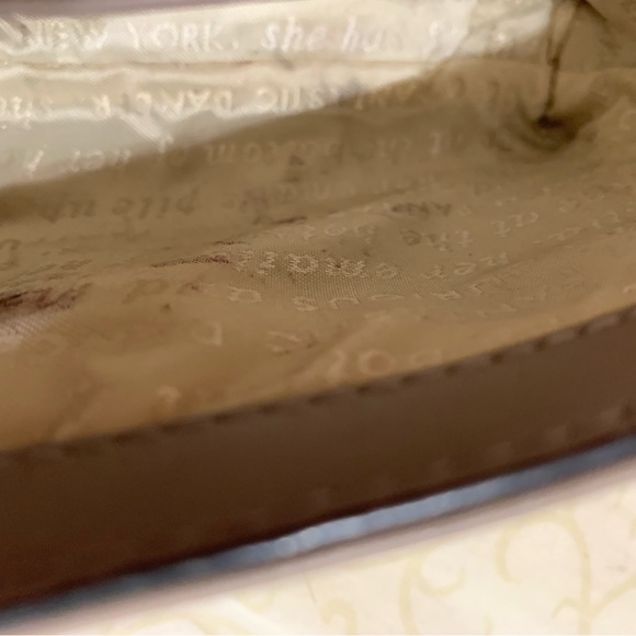 Kate Spade taupe handbag with large black bow! - Picture 5 of 6